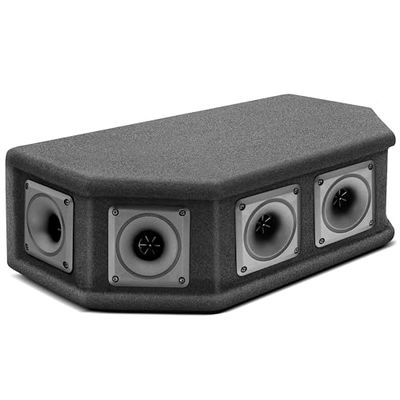 Pyle -Pro 6 Way DJ Speaker System, 300 Watt Peak Power, 150 RMS, 6,5 polegadas Piezo Horn Tweeters, 8 Ohm Impedance, Full Range Audio Reproduction, Black Carpeted Finish
