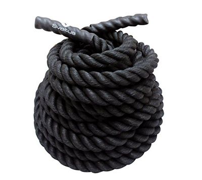 Sveltus 4500 Corda per Allenamento Crossfit, Unisex, da Adulti, Colore: Nero