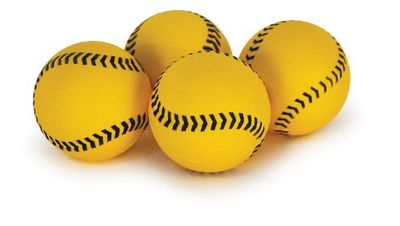SKLZ - Palline da baseball per bulloni da lucchetto, morbide palline da allenamento, in schiuma leggera, 10 cm, confezione da 12