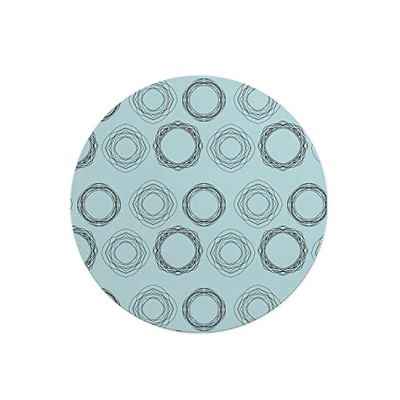 Questo Casa, Round Digital Printed Mouse Pad, Non-Slip Base, for Office and Home, Diameter:22cm