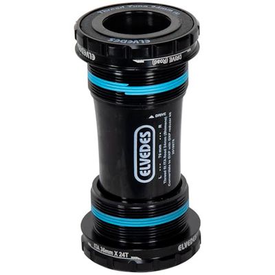 Elvedes Boitier De Pédalier ITA 24mm + Spacer Gxp, Orologio Unisex-Adulto, Nero, Standard