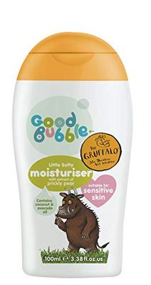 Good Bubble The Gruffalo Moisturiser with Prickly Pear Extract, Coconut & Avocado Oil - 100ml Travel Size Moisturiser for Sensitive & Eczema-Prone Skin