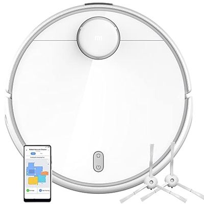 Xiaomi Mi Robot Vacuüm-Mop 2 Pro stofzuiger, met zijborstels, wit