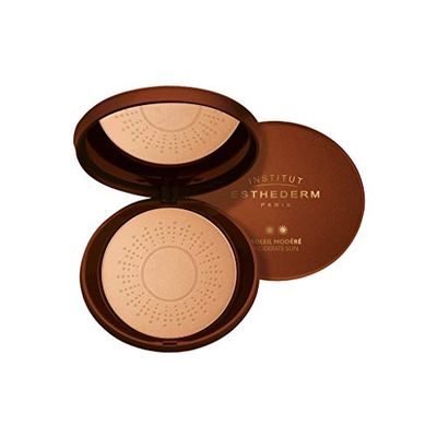 Institut Esthederm - Terra Abbronzante con Protezione Sole Moderato - Sublima e Protegge la Pelle - Abbronzatura Luminosa per Tutto l’Anno - Astuccio 15 g