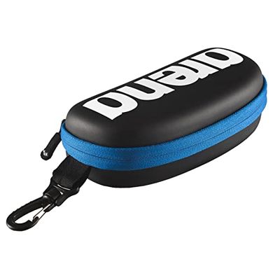 Arena 000001E048-507 Estojo para óculos de natação, unissexo para adulto, preto/branco, universal