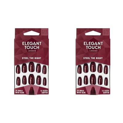 Elegant Touch Core Colour Nails Steel The Night (Pack of 2)