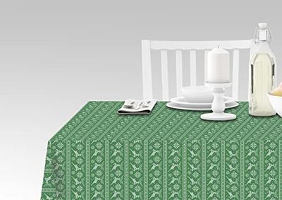 Doge Milano Nappe avec impression numérique, 100% Made in Italy Nappe antidérapante pour salle à manger, lavable et antitache, Modèle Natale - Ripi, cm 140x180