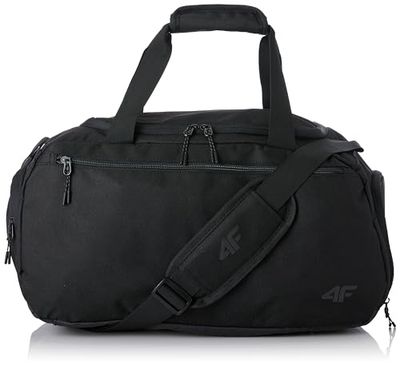 4F Bag U050 Deep Black Unisex Adult One Size, Jet Black, Contemporary, deep Black, Contemporary