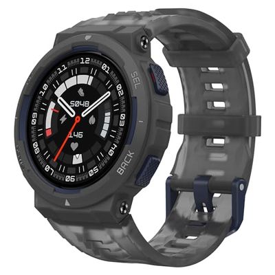 Amazfit Active Edge, 46mm, Smartwatch au design élégant et résistant pour le sport et le fitness, GPS, coach santé IA, Sport Outdoor, séances d'entraînement et exercices, batterie 16 jours, 10 ATM