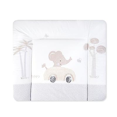 Julius Zöllner® Aankleedkussen Softy 75 x 75 cm, zacht aankleedkussen, baby-aankleedkussen, folie, waterdicht en afwasbaar, Made in Germany, Oeko-Tex Standard 100, safaritour