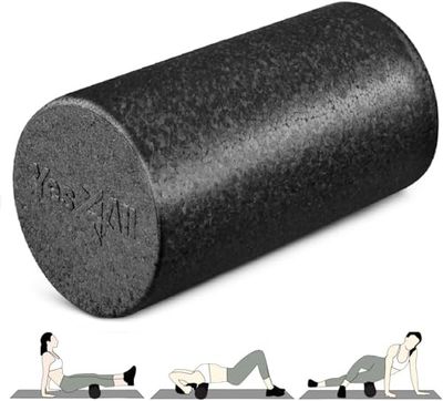 Yes4All Foam Roller - Rullo In Schiuma Ultra Leggero In EPP Ad Alta Densità Lungo 30/45/61/91 CM Per Schiena, Gambe, Allenamenti, Punti Trigger, Palestra, Pilates, Fitness, Yoga, Tessuti Profondi