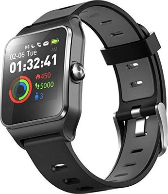 UMAX U-Band P1 PRO Smartwatch, IPS, zwart, 3,3 cm (1,3 inch), GPS (satelliet), smartwatch, IPS, touchscreen, GPS (satelliet), 40 g, zwart