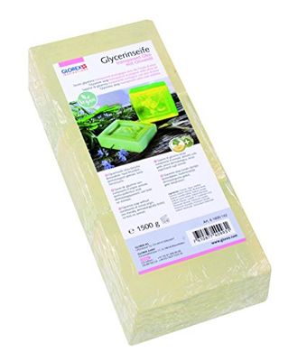 Glorex 6 1600 ekologiczne mydło glicerynowe z oliwą z oliwek, przezroczyste, 1500 g
