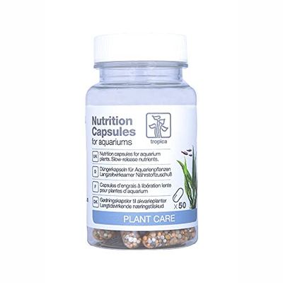 Tropica Nutrizione Capsule Fertilizzanti Radici Tabs per piante d'acquario - Nutrienti a lento rilascio - 50pz