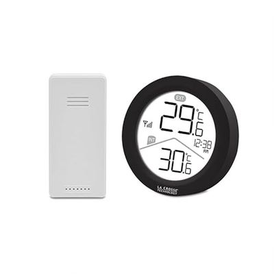 La Crosse Technology - WS6219 Temperatuurstation met min/max - Zwart