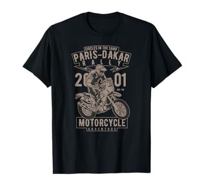 Coleccionista todoterreno de aventura en moto de rally París-Dakar Camiseta