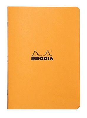 Rhodia 119188C häfte (DIN A5, 14,8 x 21 cm, linjerad, 48 ark) 1 st orange