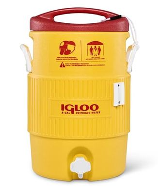 Igloo 385-451 400-serien kylare, 5 gal, röd/gul