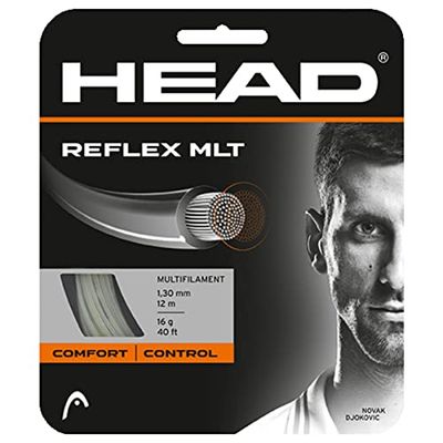 HEAD Set Reflex Mlt, Racchetta da Tennis Unisex Adulto, Naturale, 15