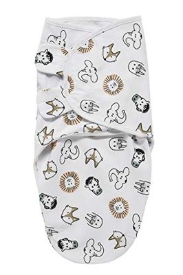 Saco Meyco Baby animal, equipamento inicial para recém-nascidos (saco para bebés de 4 a 6 meses, macio para dormir, respirável e absorve a humidade, ajuda a dormir), multicolorido