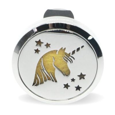 Zen'Aroma enhörning diffusor bil clip aroma rostfritt stål en storlek