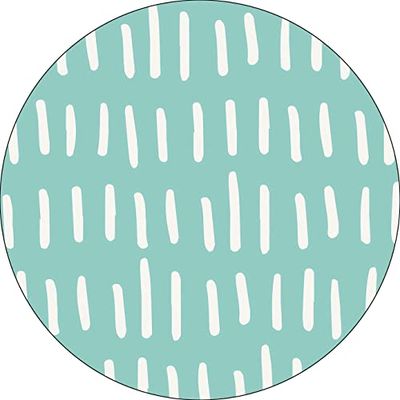 Bonateks, Round Digital Printed Mouse Pad, Non-Slip Base, for Office and Home, Diameter:22cm