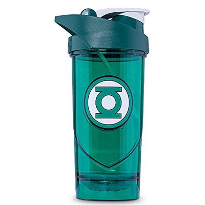 Shieldmixer Hero Pro Classic Shaker for Whey Protein Shakes and Pre Workout, BPA Free, 700 ml, Green Lantern