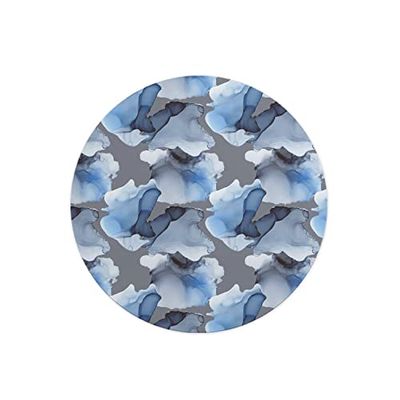 Questo Casa, Round Digital Printed Mouse Pad, Non-Slip Base, for Office and Home, Diameter:22cm