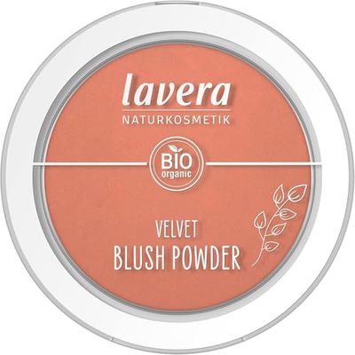 lavera Velvet Blush Powder -Rosy Peach 01- apricot - organic almond oil & vitamin E - matte - velvety texture (1 x 5g)