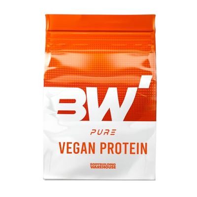 Pure Vegan Protein – Plant-Based Protein Powder Blend (Hemp, Pea & Soy) – 80 Servings – Bodybuilding Warehouse (Vanilla, 2kg)