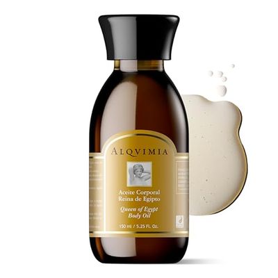 Alqvimia | Óleo corporal rainha do Egito, Queen of Egypt Body Oil | óleo reafirmante e nutritivo para destacar a beleza da mulher, 150 ml