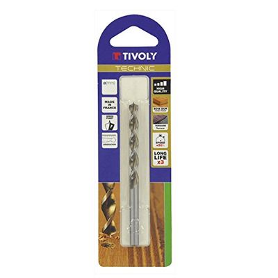 Tivoly 10864020500 Wood Drill Bit Technic Graduated, Grey, Bronze