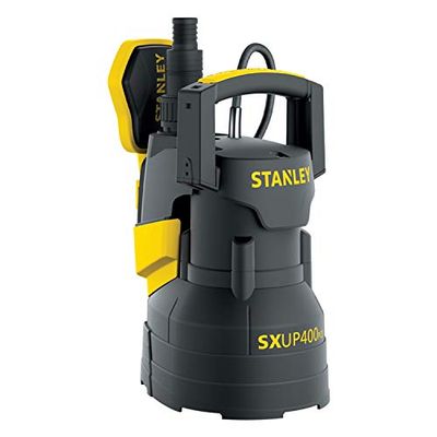 Stanley Pompe Immergée SXUP400PCE pour Eaux Claires (400 W,Débit max. 9.000 l/h,Hauteur d'élévation max. 8 m)