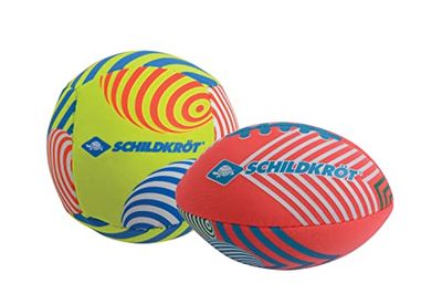 Schildkröt Balón Americano de Neopreno | Antideslizante y Resistente al Agua | Ideal para Playa y Piscina | Diseño Multicolor | Ø 22 cm