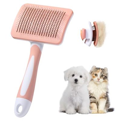 Vinabo Brosse pour Chiens et Chats Brosse pour Chat,Brosse Pour Animaux de Compagnie,Pour Chiens Chats Eliminer des Tomentose Sous-poil Tangles