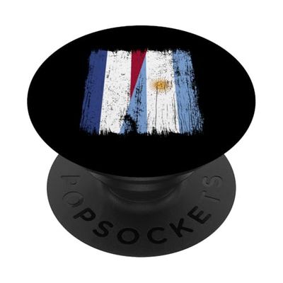 Paesi Bassi Argentina Mezza Bandiera Radici Argentine Olandesi PopSockets PopGrip Adesivo