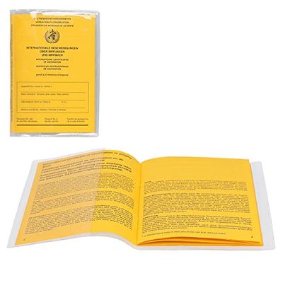 mumbi Lot de 3 Housses de Protection pour carnet de Vaccination - Transparent - pour Toutes Les Cartes de Vaccination à partir de 2015