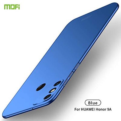 LICHONGGUI For Huawei Honor 9A Esmerilado PC Caso Duro Ultrafino (Color : Blue)