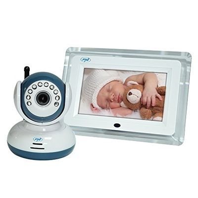 Wireless Video Babyphone PNI B7000 7-inch LCD-scherm, nachtzicht,Zwart