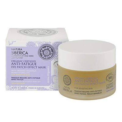 Natura Siberica Masque anti-fatigue pour les yeux certifié biologique pour peaux sensibles