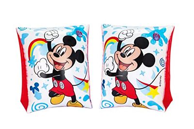 Bestway 91002-5 Braccioli gonfiabili per bambini Mickey Mouse, 3-6 anni