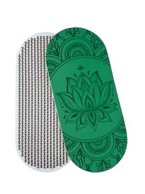 Sadhu Board con chiodi di rame ‘Lotos’, tavola sadhu, Sadhu Board per yoga, Sadhu Board per pratica di meditazione, regalo yoga(distanza tra le chiodi 15 mm - per maestri, con chiodi di rame)