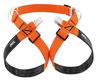 Petzl, Superavanti, sele, orange/svart, 1, unisex-vuxen