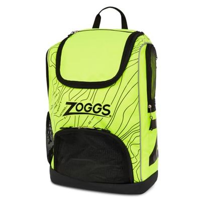 Zoggs Planet R-Pet Backpack Sports Bag, Unisex-Adult, Yellow/Black