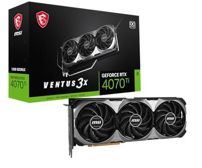 MSI GEFORCE RTX 4070 TI VENTUS 3X E/12G OC