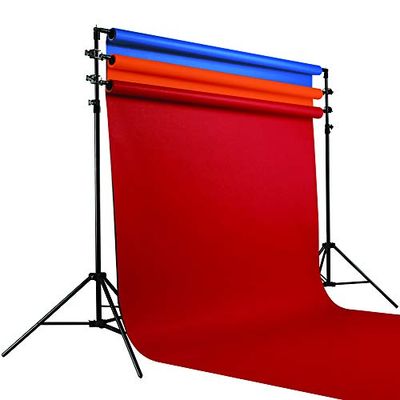 Savage Multiple Polevault Stand, suporte com 4 barras para vários fundos para sessão de fotos, Atrezzo para fotografia, preto mate