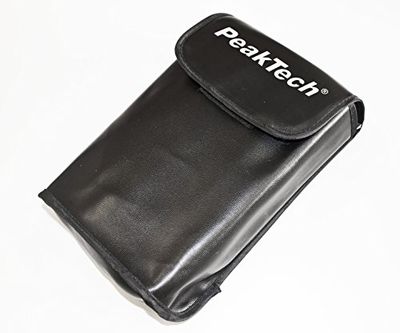 PeakTech Universal Leatherette Case with Belt Loop 125 x 195 x 55 mm Pack of 1 Bag 2