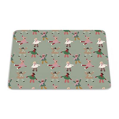 Bonamaison, Alfombrilla Rectangular para ratón con Estampado Digital, Base Antideslizante, para Oficina y hogar, tamaño: 22 x 18 cm