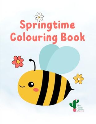 Spring time colouring book: A Retro-Inspired Coloring Adventure to Celebrate Springtime