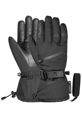 Reusch Dahlia R-TEX XT - Guanti invernali caldi, impermeabili, antivento e traspiranti, per le dita, da neve, da donna, con polsini antineve, colore: nero, 7,5
